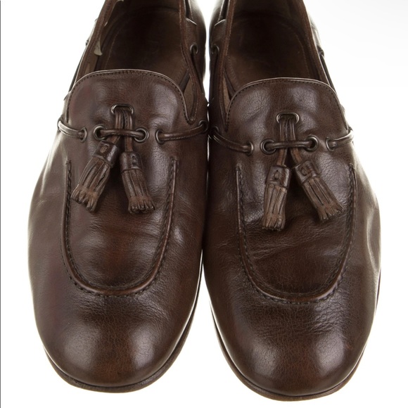 Prada Mens Tassled Loafers